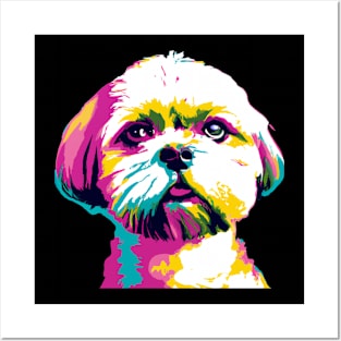 Shih Tzu Pop Art - Dog Lover Gifts Posters and Art